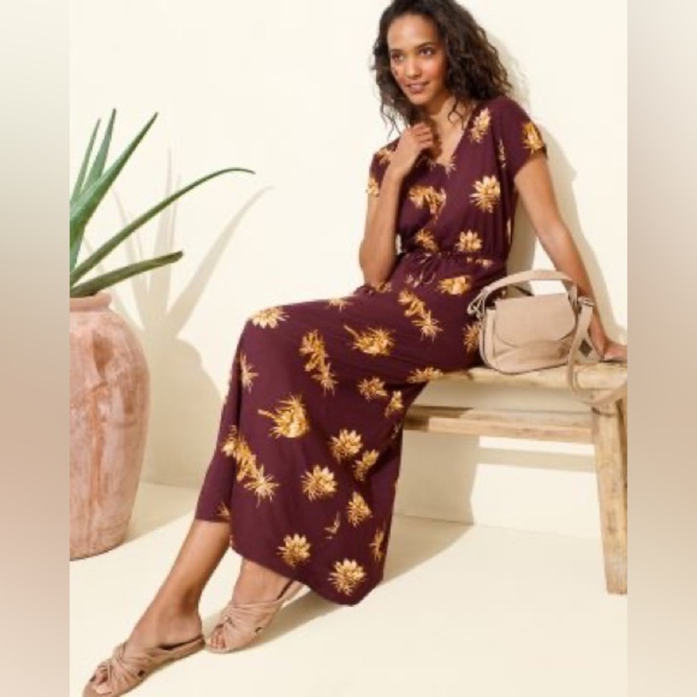 Garnet Hill Summer Day Maxi Dress